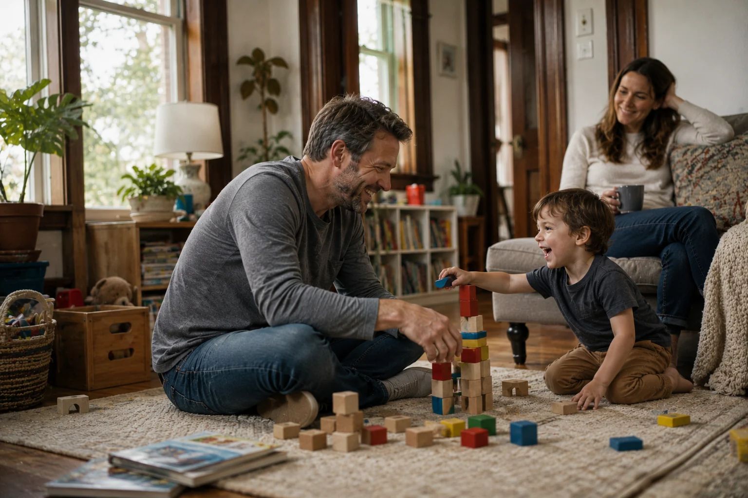 Family enjoying their century Glebe home after buying with a local Ottawa mortgage agent